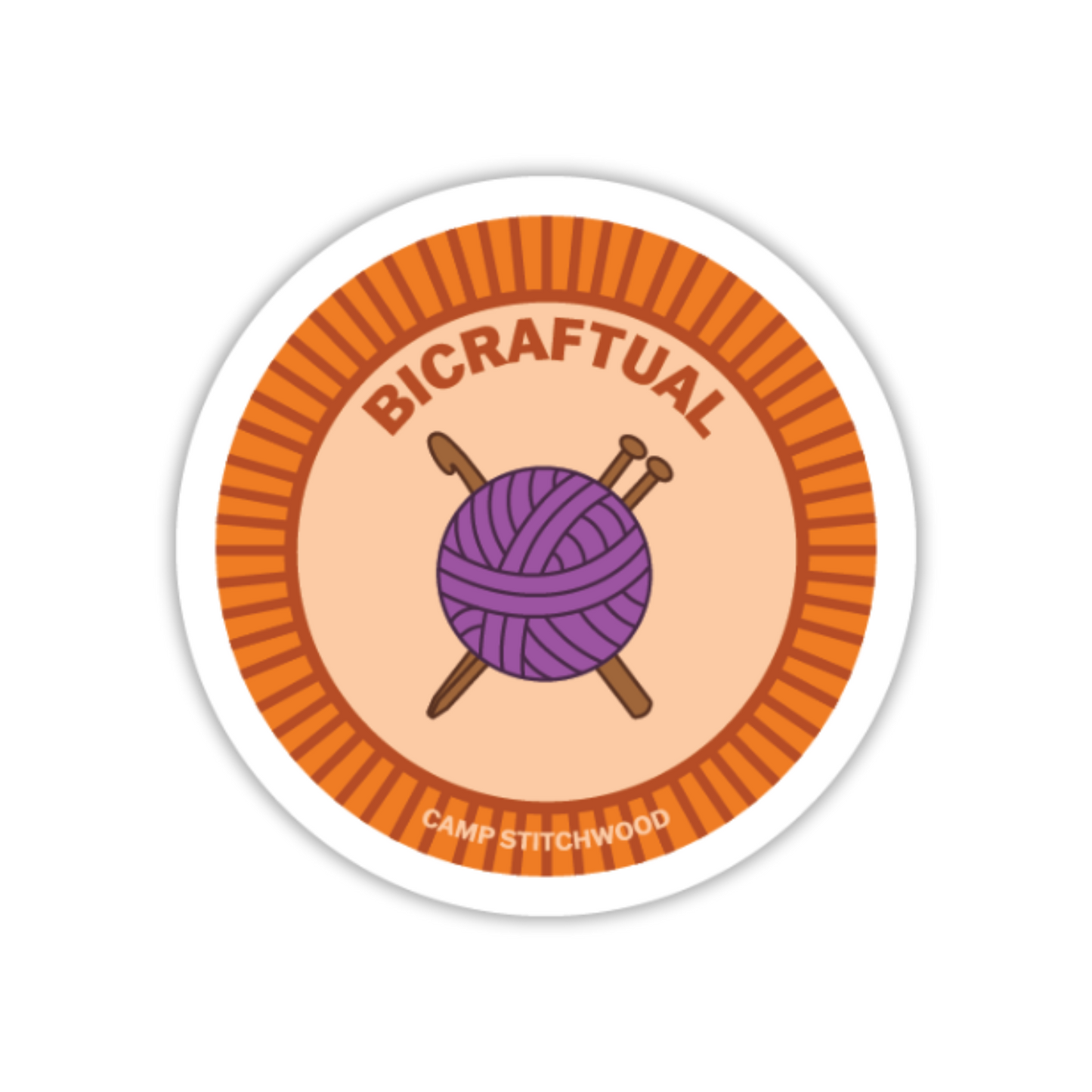 Bicraftual Badge Sticker