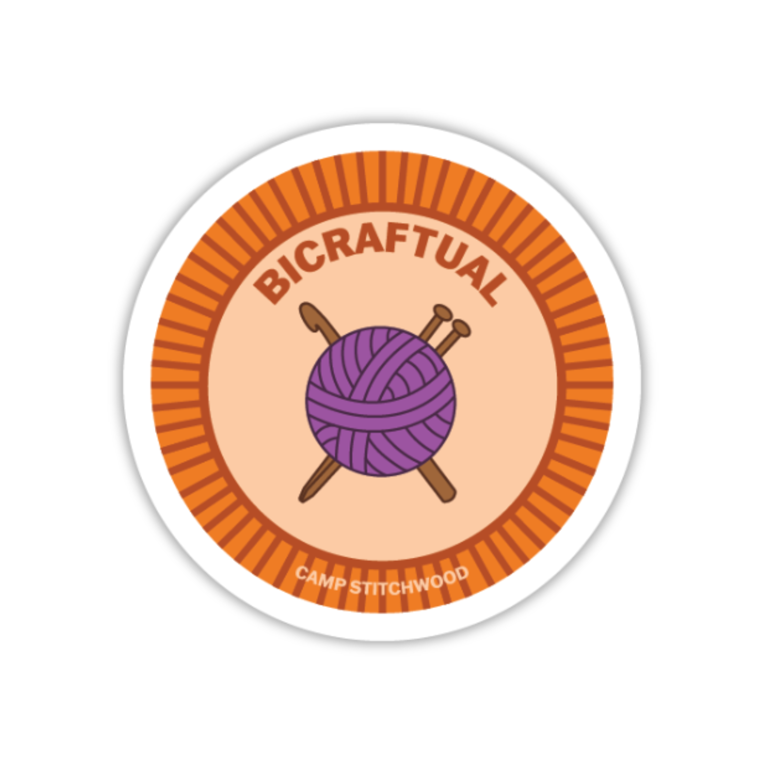 Bicraftual Badge Sticker