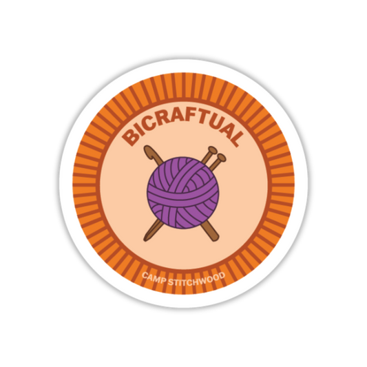 Bicraftual Badge Sticker