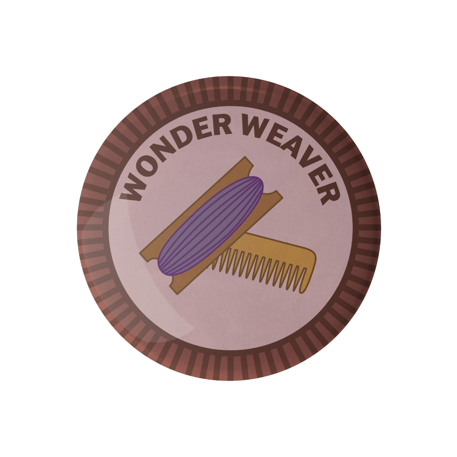 Wonder Weaver Merit Badge – Camp Stitchwood