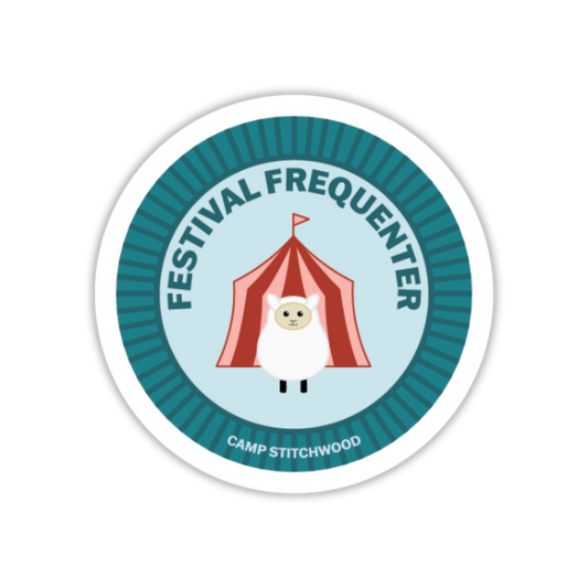 Festival Frequenter Badge Sticker