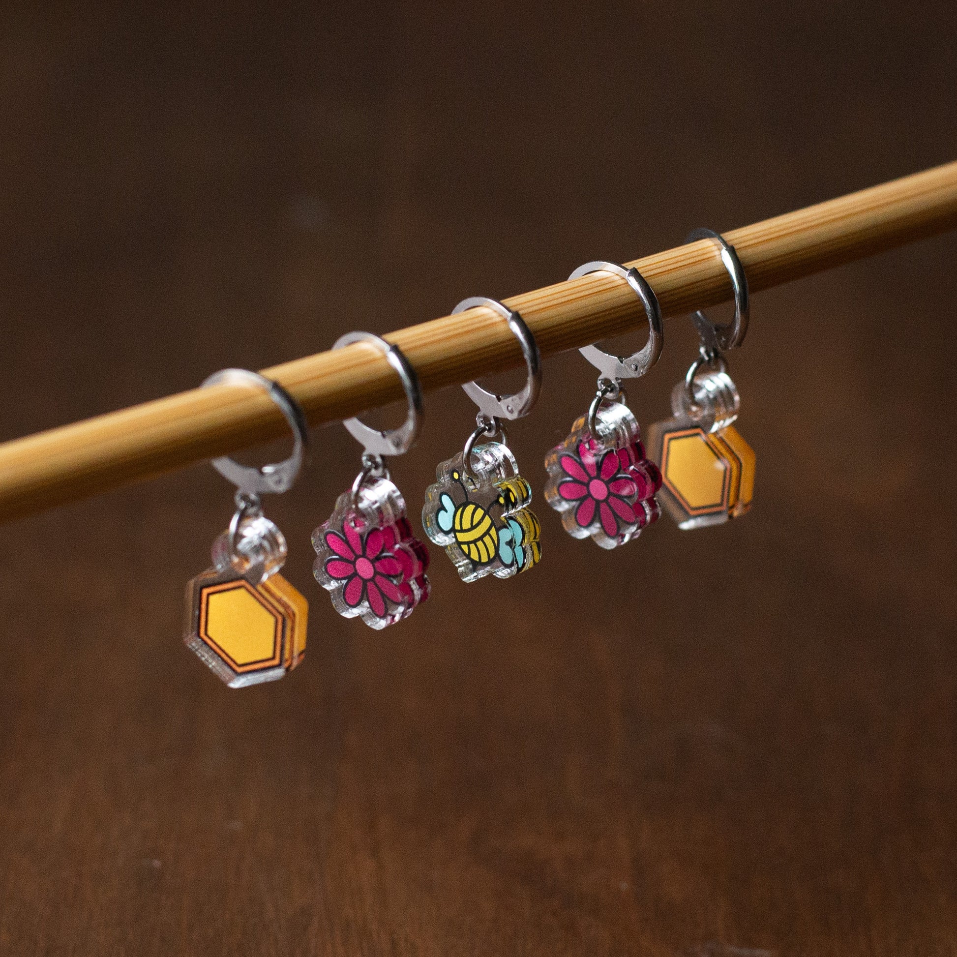 Honeybee Stitch Markers