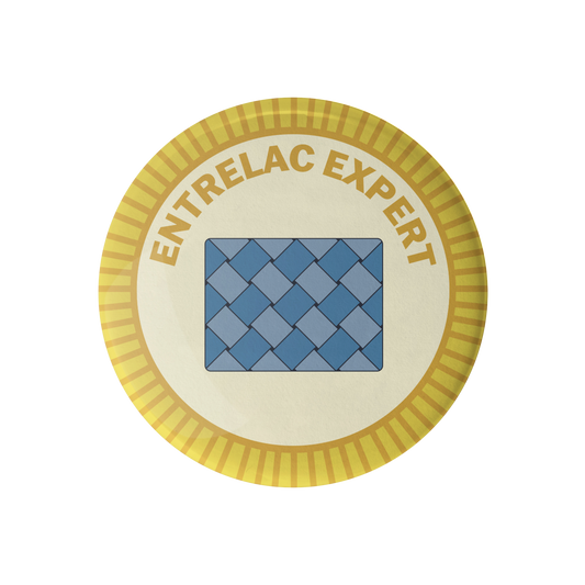 Entrelac Expert Merit Badge