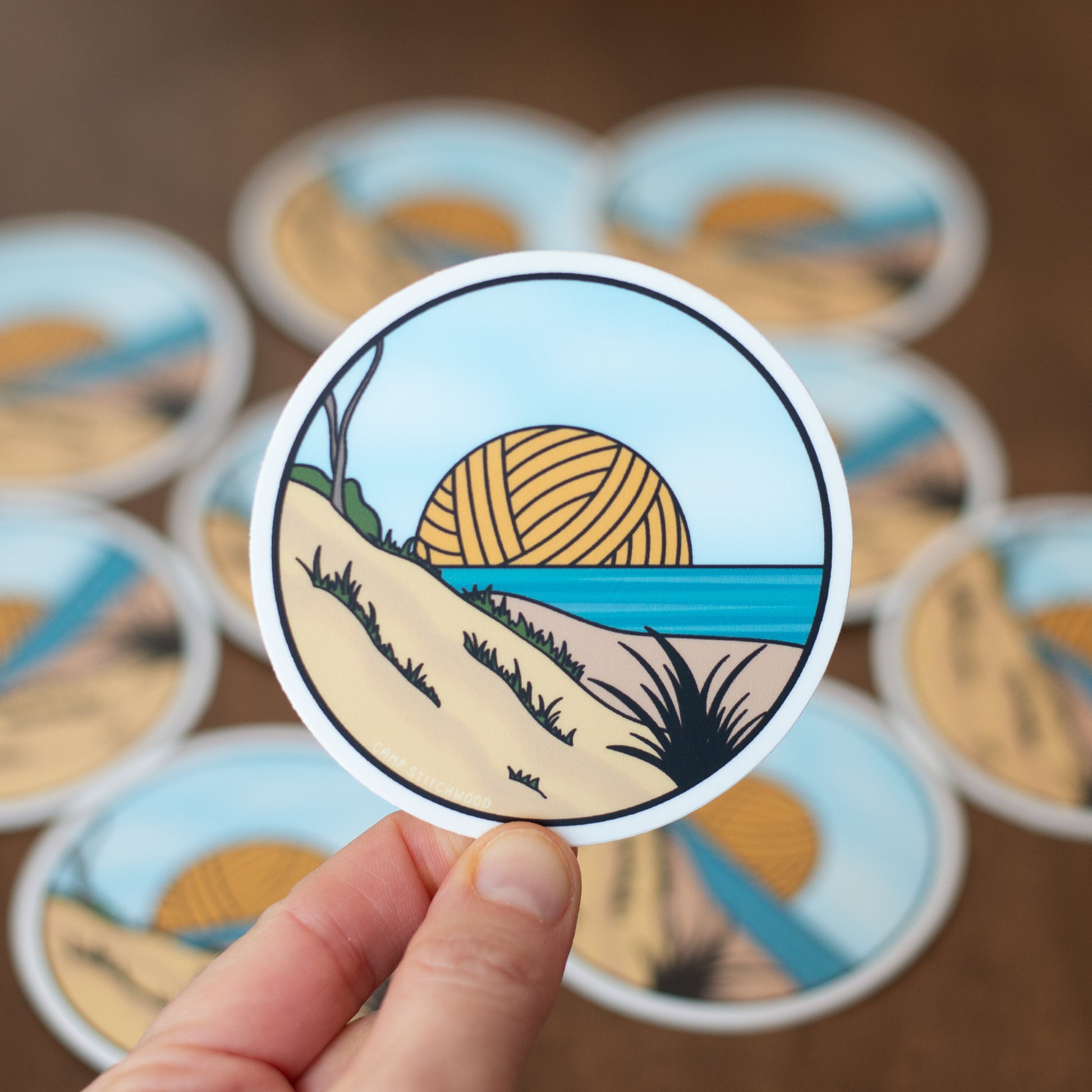 Indiana Dunes Knitional Park Sticker