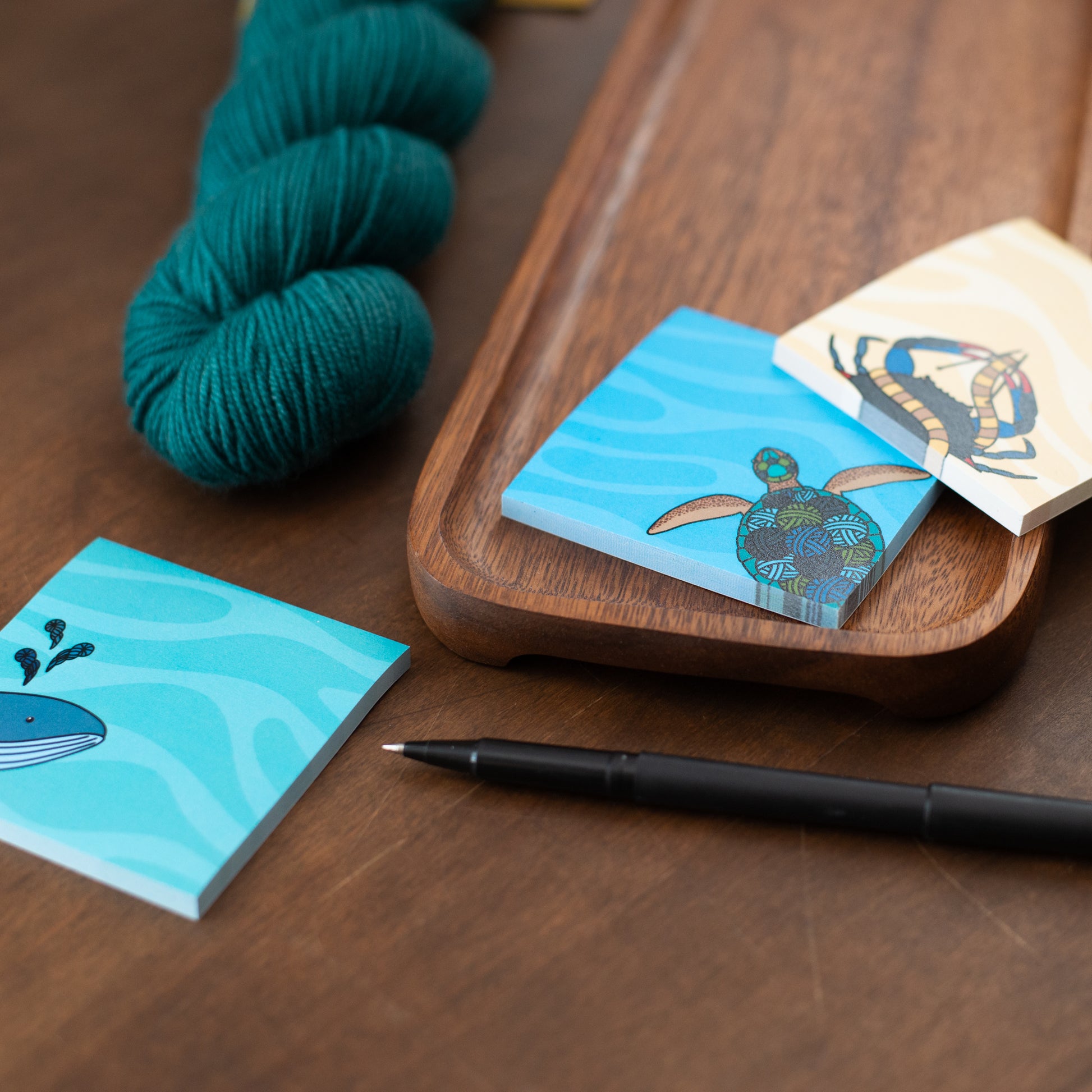 Sea Life Sticky Note Set