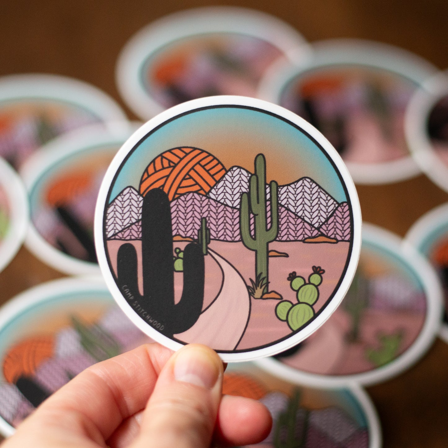 Saguaro Knitional Park Sticker