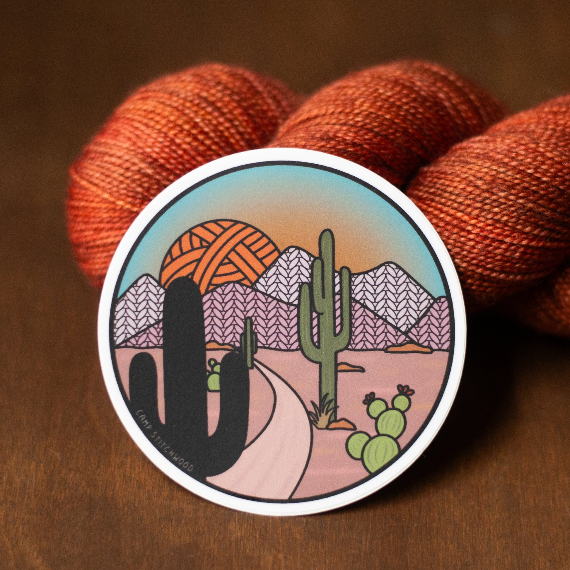 Saguaro Knitional Park Sticker