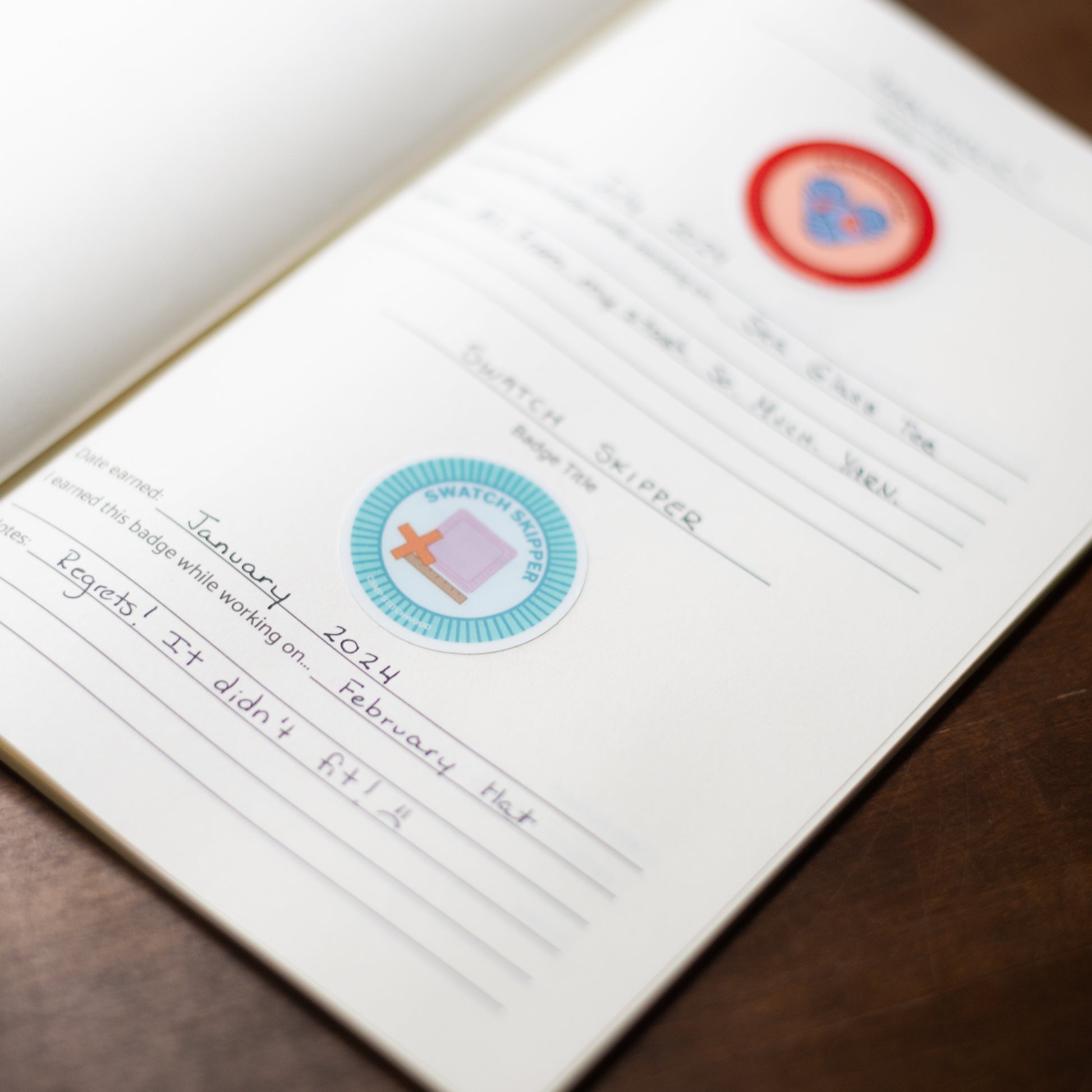 The Purl Scout Badge Logbook