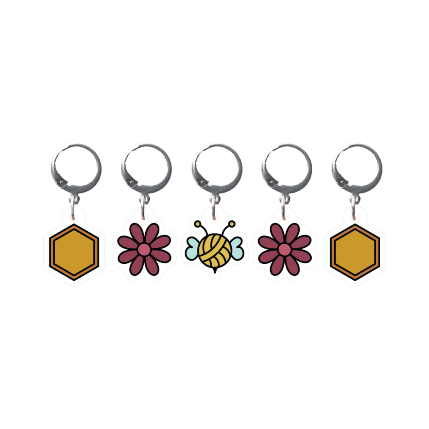 Honeybee Stitch Markers