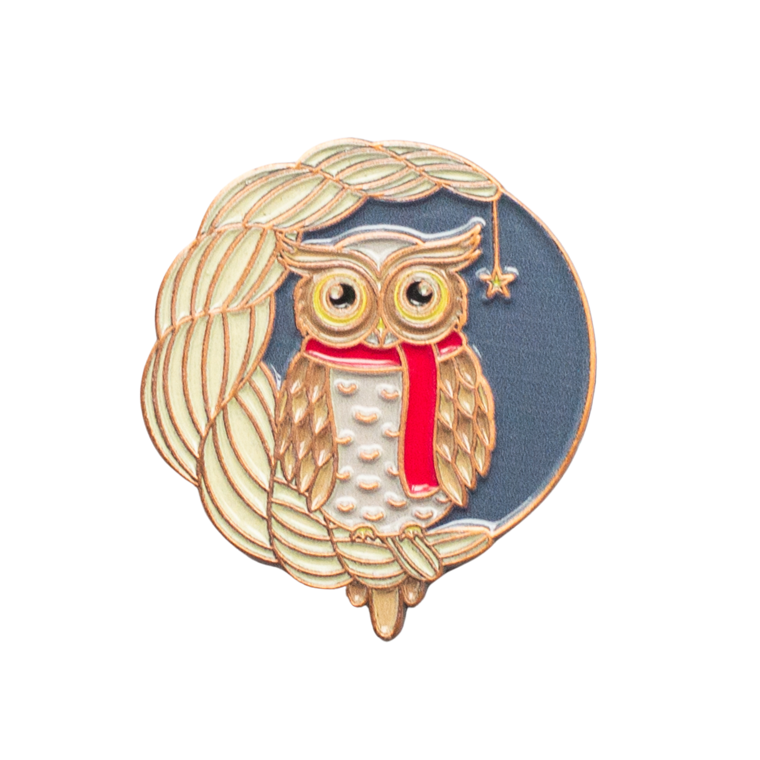 Owl Enamel Pin